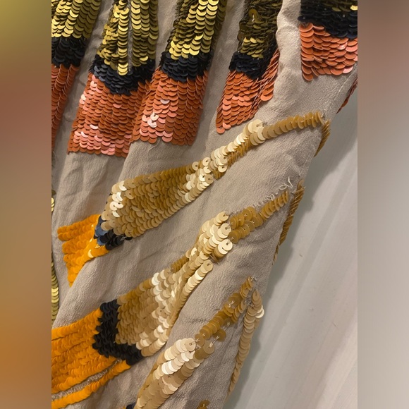 Vero Alfie 100% Silk Sequin Dress - Picture 4 of 7